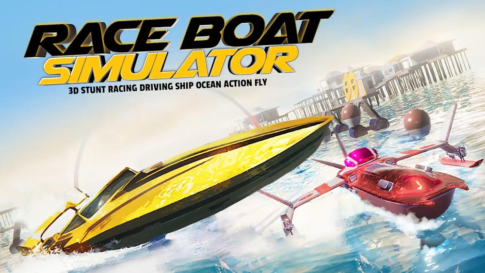 [Switch游戏]赛船模拟器 - 3D特技赛车驾驶船在海洋中 Race Boat Simulator - 3D Stunt Racing Driving Ship in Ocea-梦境潮玩
