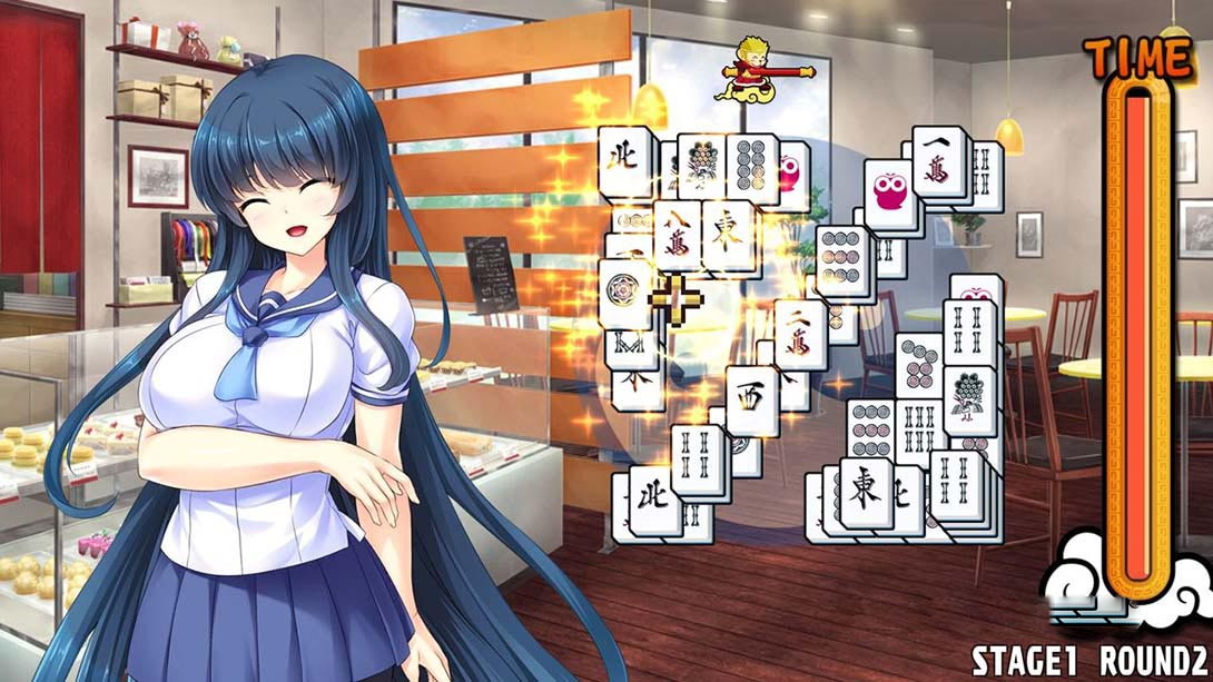 图片[1]-[Switch游戏]美少女麻将接龙 – 蓝 Pretty Girls Mahjong Solitaire – Blue-梦境潮玩