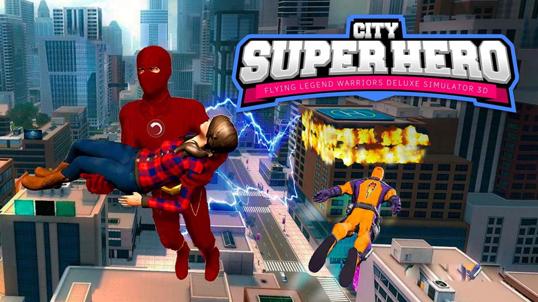 [Switch游戏]城市超级英雄3D -飞行传奇勇士豪华模拟器 City Super Hero 3D – Flying Legend Warriors Deluxe Simulat-梦境潮玩