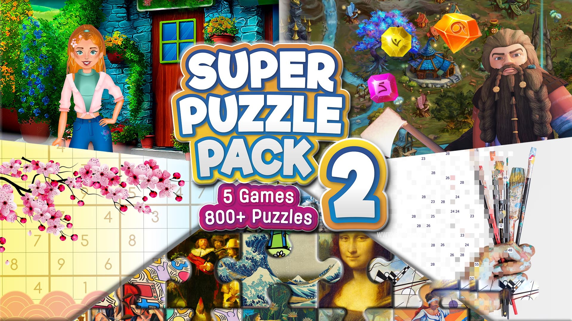 [Switch游戏]超级拼图2 Super Puzzle Pack 2-梦境潮玩