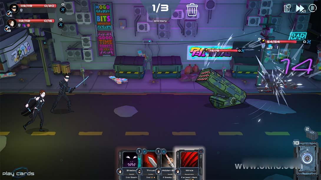 图片[1]-[Switch游戏]都市丛零 .Metroplex Zero: Sci-Fi Card Battler-梦境潮玩