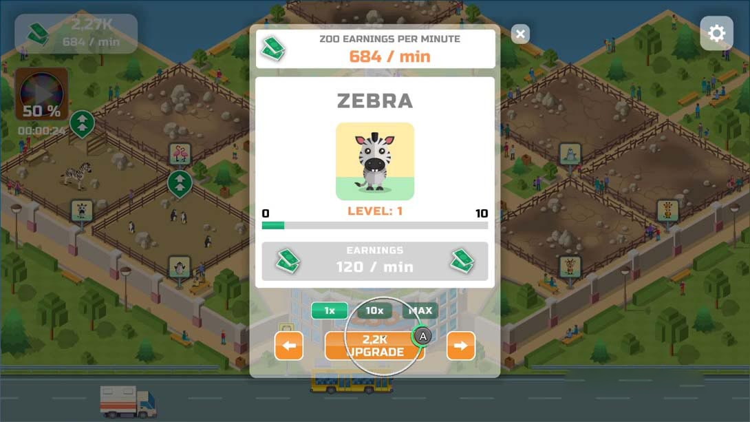 图片[1]-[Switch游戏]闲置动物园 Idle Zoo Park-梦境潮玩