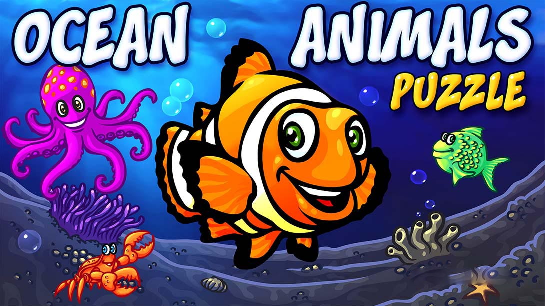 [Switch游戏]海洋动物谜题-学龄前儿童动物学习谜题游戏 Ocean Animals Puzzle - Preschool Animal Learning Puzzles Ga-梦境潮玩