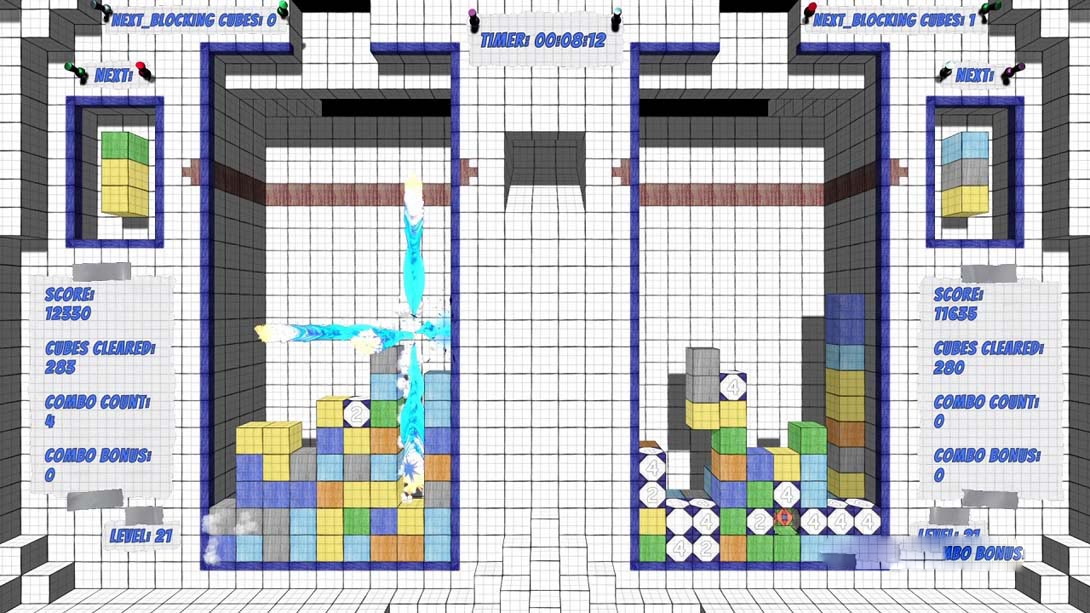 图片[1]-[Switch游戏]纸质方块 .Papertris-梦境潮玩