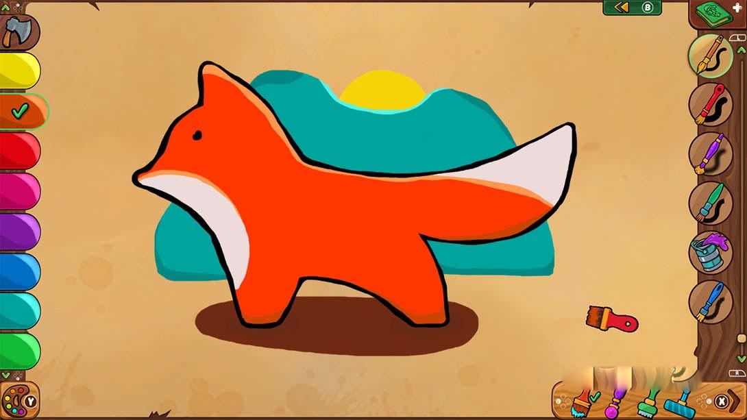 图片[1]-[Switch游戏]着色页:兰伯希尔故事 Lumberhill Tales: Coloring Pages-梦境潮玩