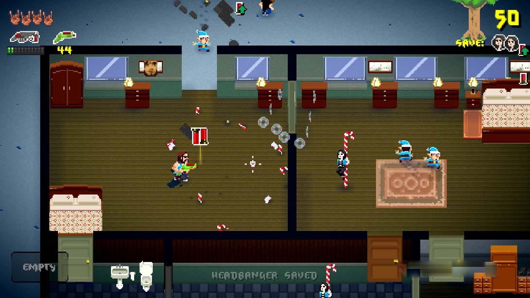 图片[1]-[Switch游戏]假日地狱中的疯子 Headbangers in Holiday Hell-梦境潮玩