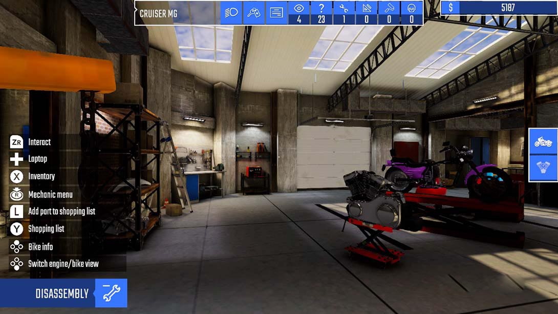 图片[1]-[Switch游戏]摩托工坊：机修模拟器 Biker Garage: Mechanic Simulator-梦境潮玩