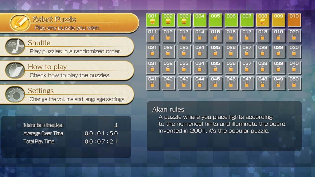 图片[1]-[Switch游戏]Puzzle by Nikoli S Akari-梦境潮玩