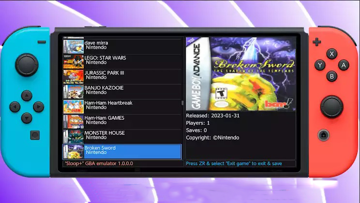 [Switch游戏]GBA官方模拟器-236款游戏合集-梦境潮玩