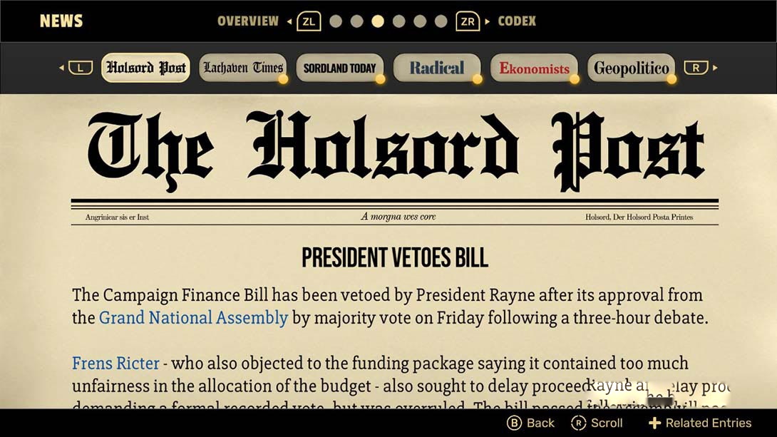 图片[1]-[Switch游戏]宗主 Suzerain-梦境潮玩
