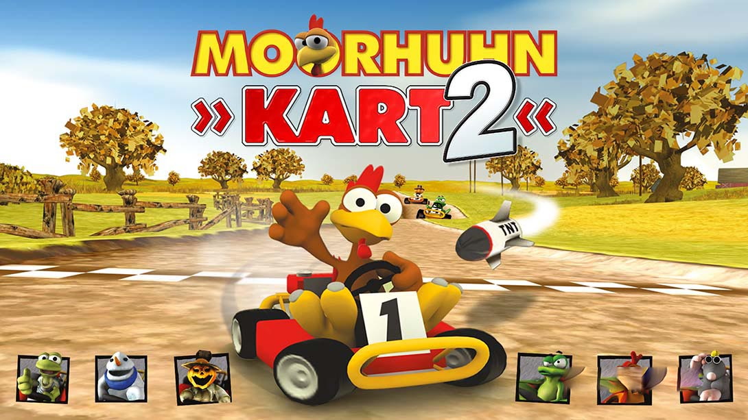 [Switch游戏]怪鸡卡丁赛2 Moorhuhn Kart 2-梦境潮玩