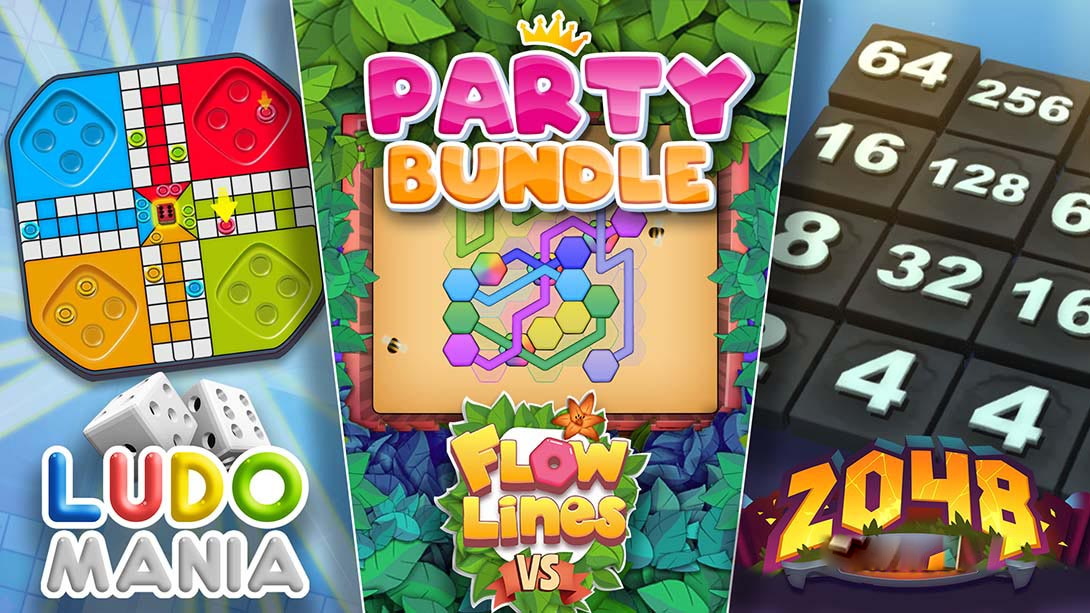 [Switch游戏]Party Bundle: Ludomania & Flowlines VS & 2048 Battles-梦境潮玩