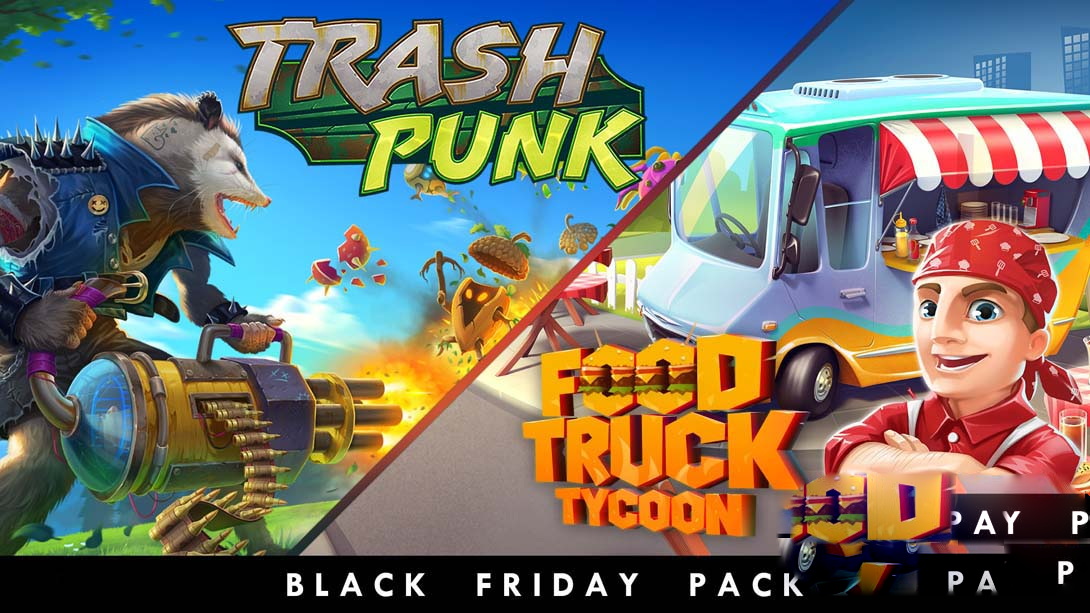 [switch游戏]垃圾朋克&食品卡车大亨黑色星期五包 .2 in 1: Trash Punk & Food Truck Tycoon-梦境潮玩