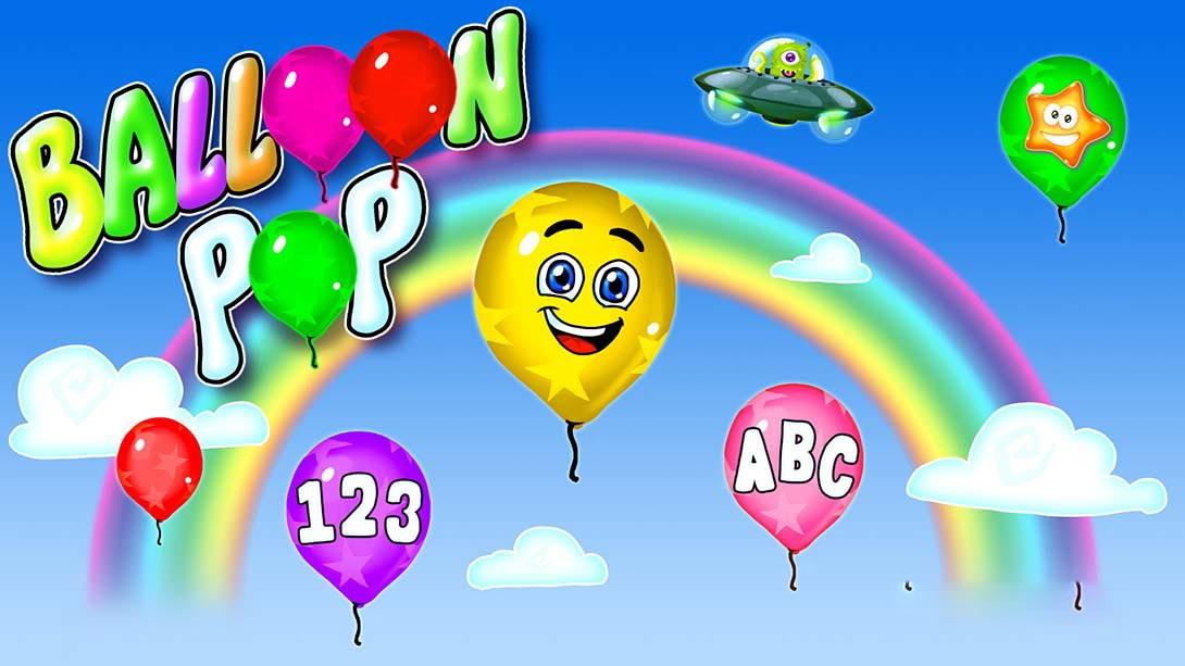 [Switch游戏]Balloon Pop – 学习字母、数字、颜色、儿童游戏-梦境潮玩