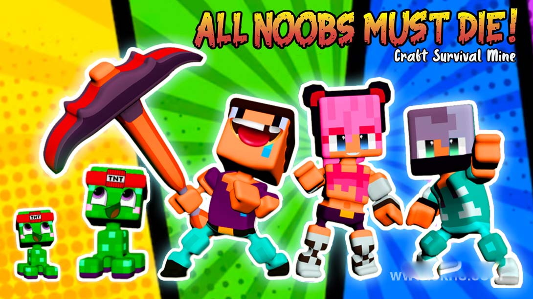 [Switch游戏]ALL NOOBS MUST DIE - CRAFT, SURVIVAL, MINE-梦境潮玩