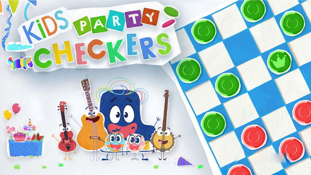 [Switch游戏]儿童派对跳棋 .Kids Party Checkers-梦境潮玩