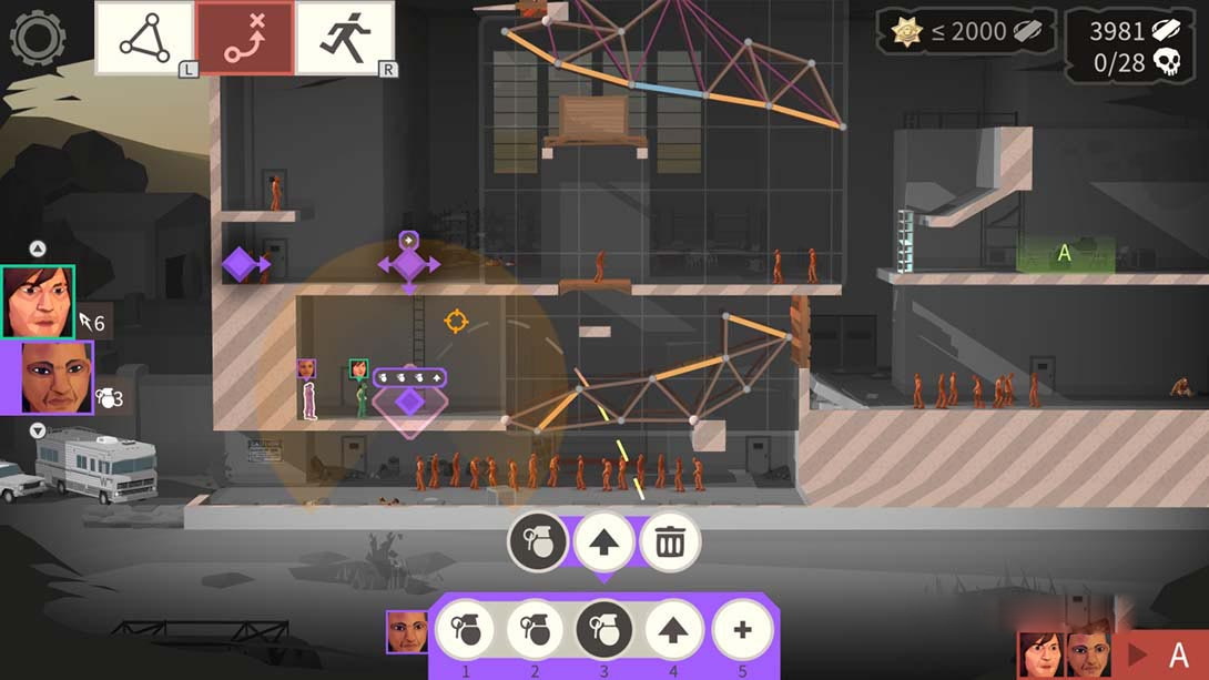 图片[1]-[Switch游戏]桥梁建筑师：行尸走肉 Bridge Constructor：The Walking Dead-梦境潮玩