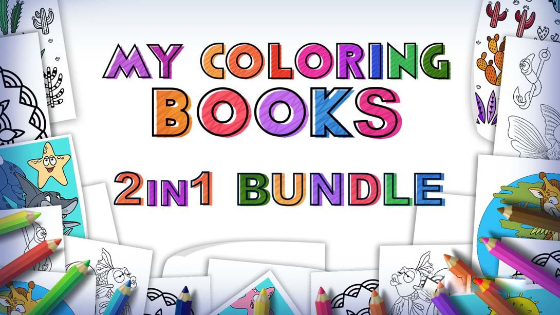 [Switch游戏]My Coloring Books - 2 in 1 Bundle-梦境潮玩
