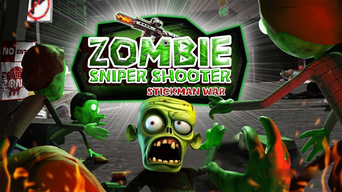[Switch游戏]僵尸狙击射击-棍棒战争 Zombie Sniper Shooter - Stickman War-梦境潮玩