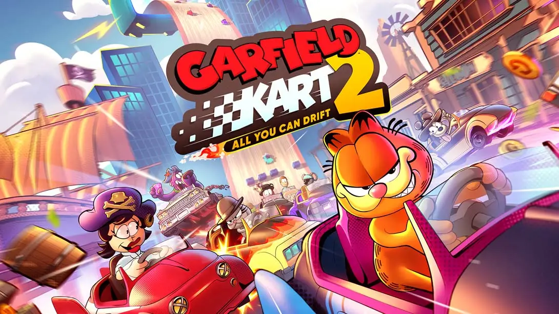 [switch游戏]加菲猫卡丁车 2 漂移无极限 .Garfield Kart 2 - All You Can Drift-梦境潮玩